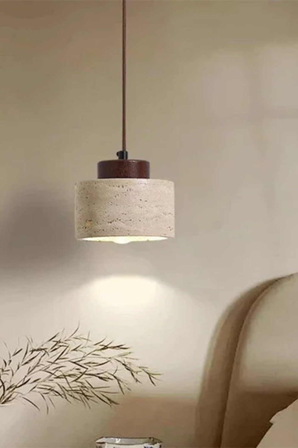 Wabi-sabi Cylindrical Pendant Light - view 4 | morylighting