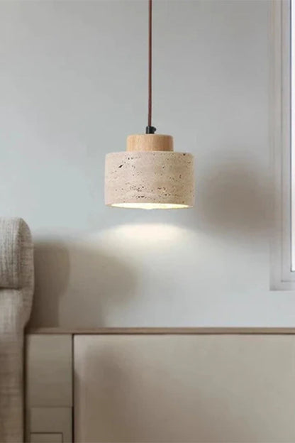 Wabi-sabi Cylindrical Pendant Light - view 6 | morylighting