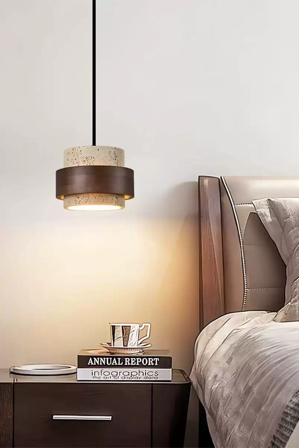 Wabi-sabi Ring Pendant Light - view 3 | morylighting