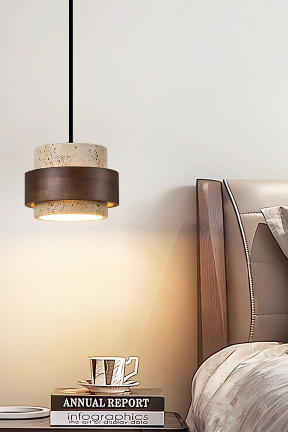 Wabi-sabi Ring Pendant Light - view 4 | morylighting