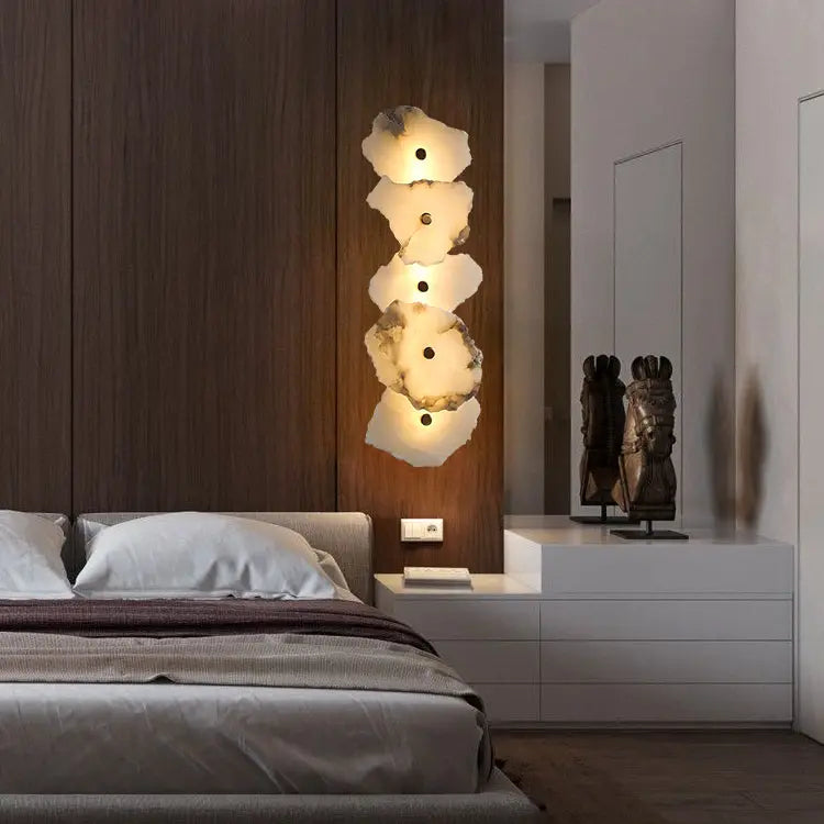 Real Alabaster Wall Sconces Modern | Morylighting (1)