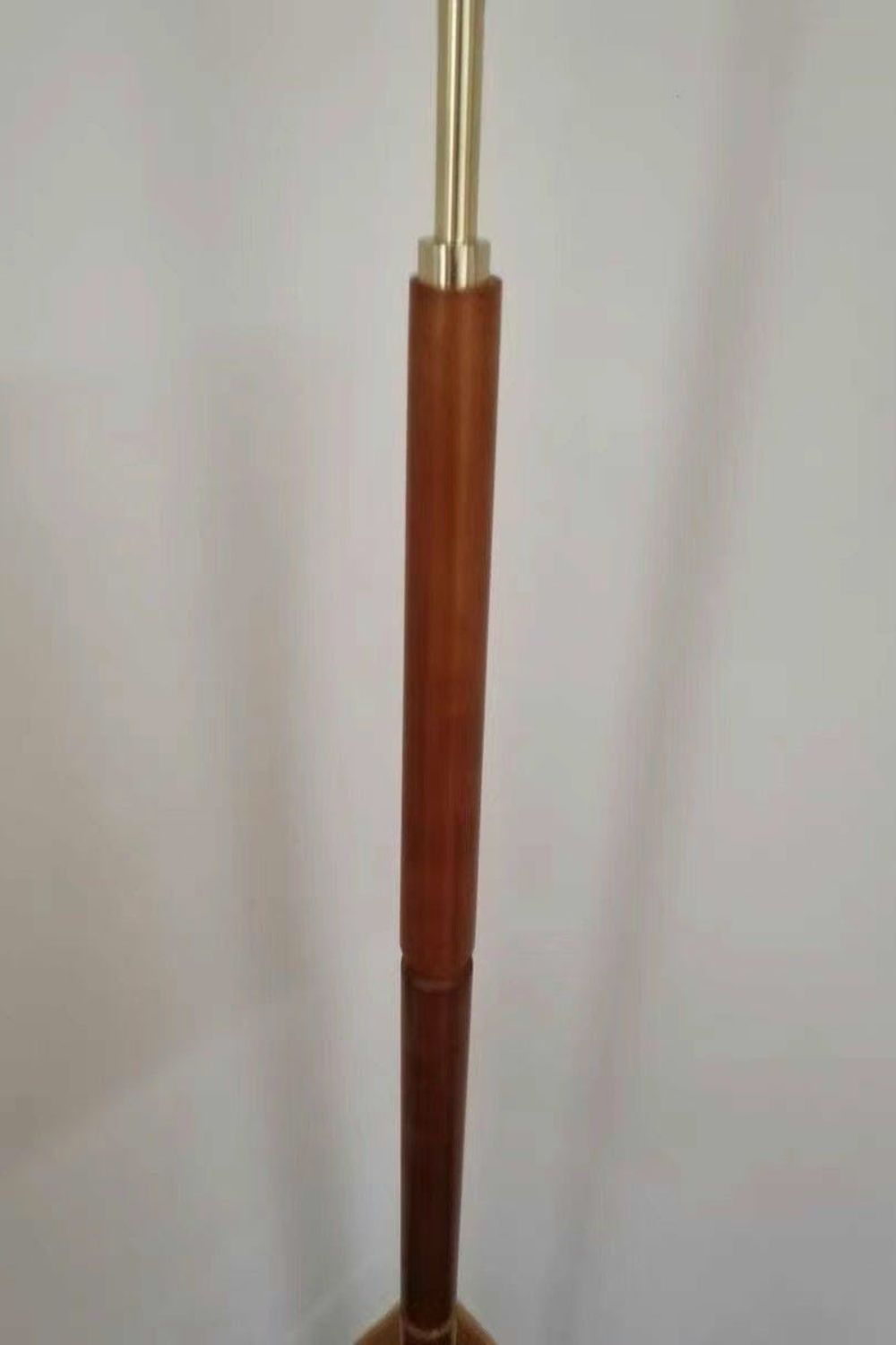 Walnut Brass Floor Lamp - morylighting