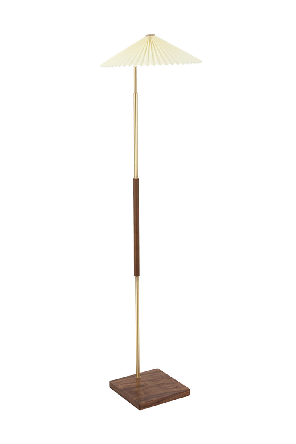 Walnut Brass Floor Lamp | morylighting
