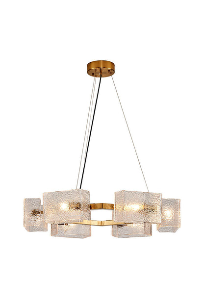 Water ripple glass chandelier - morylighting