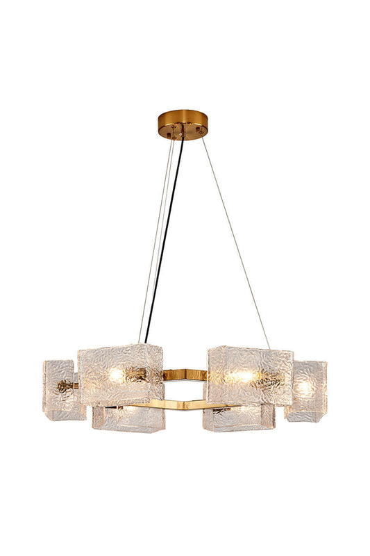 Water ripple glass chandelier - morylighting