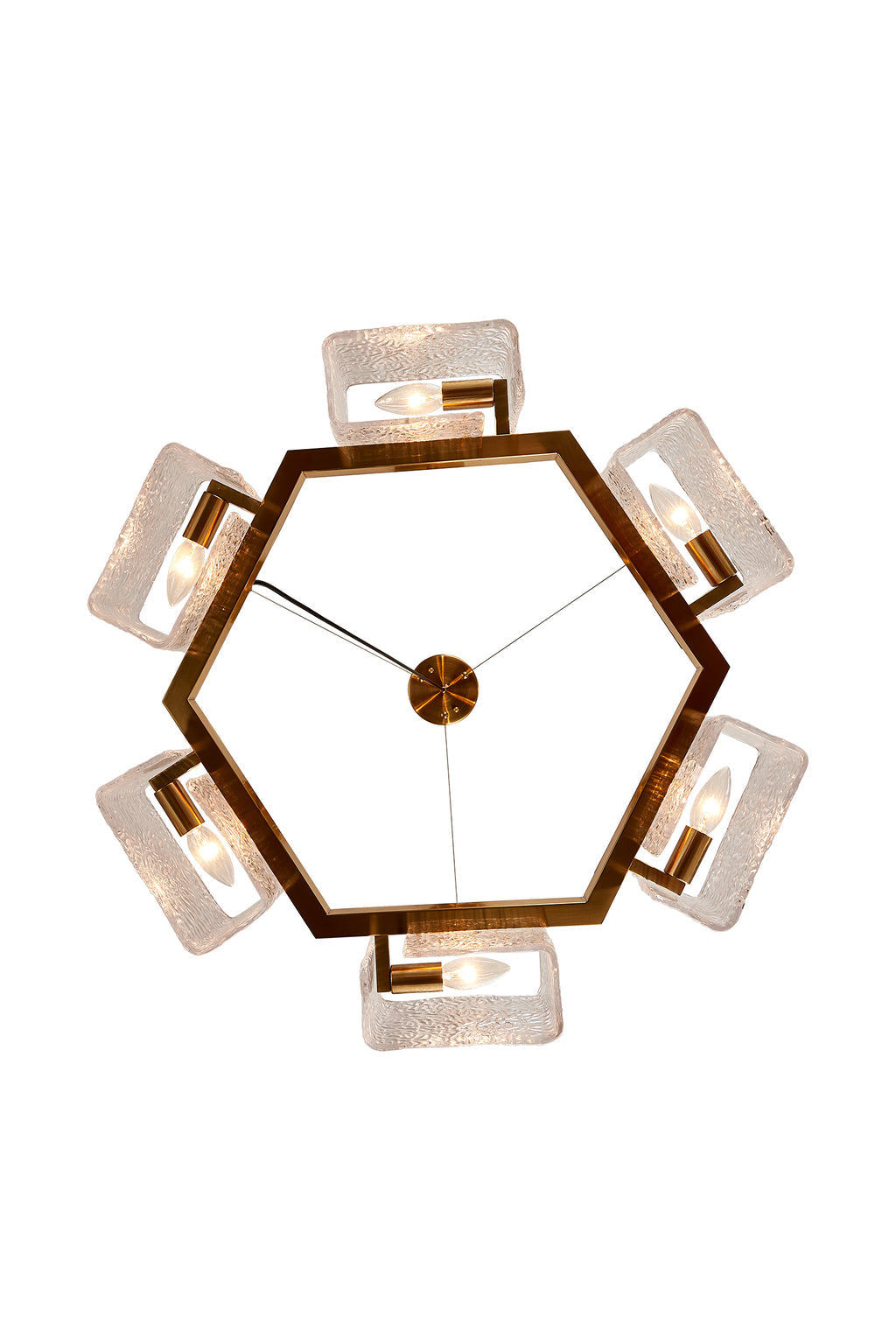 Water ripple glass chandelier - morylighting