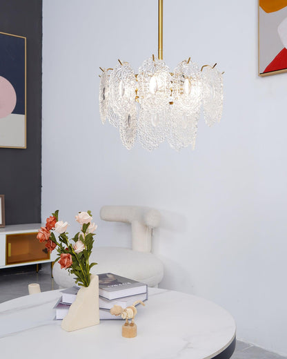 Wave Glass Chandelier - morylighting