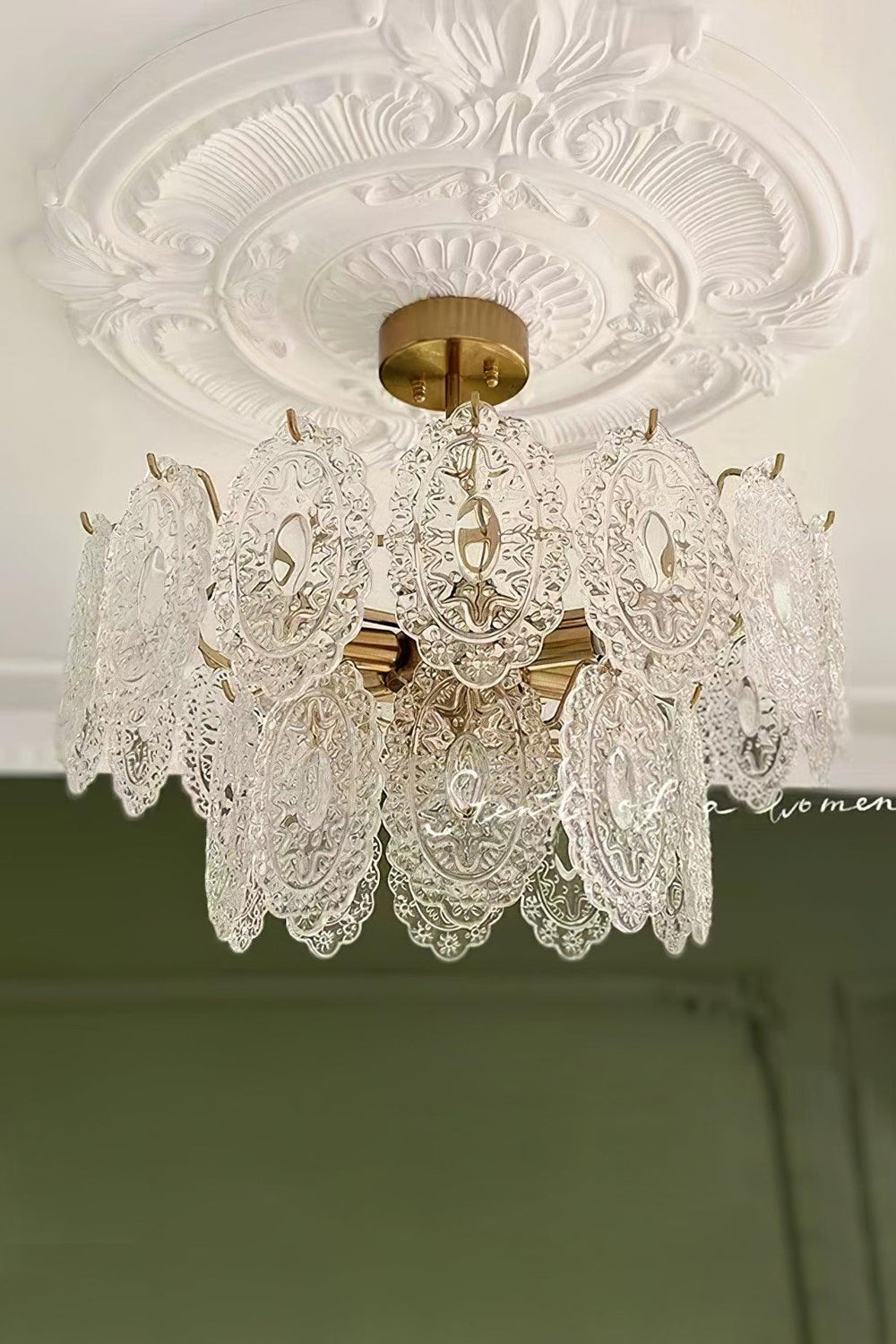 Wave Glass Chandelier - morylighting