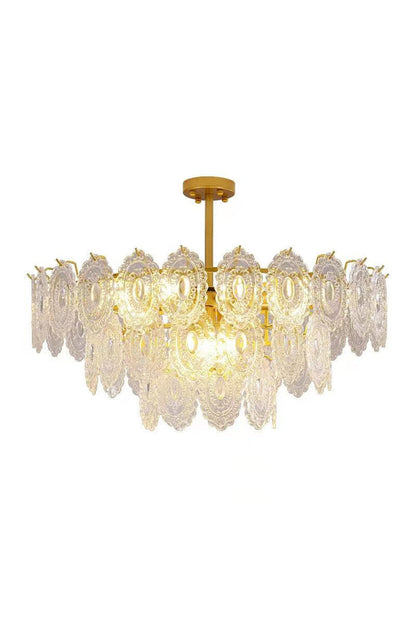Wave Glass Chandelier - morylighting