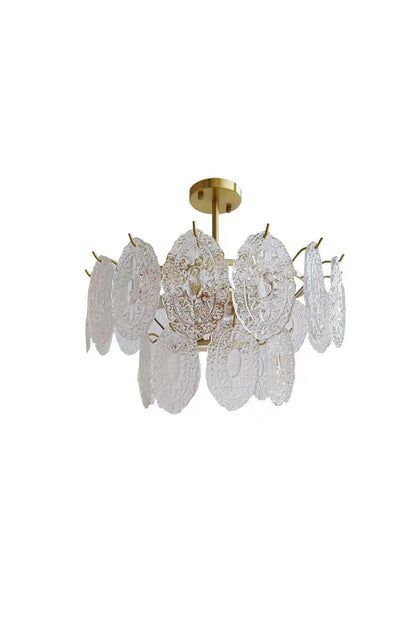 Wave Glass Chandelier - morylighting