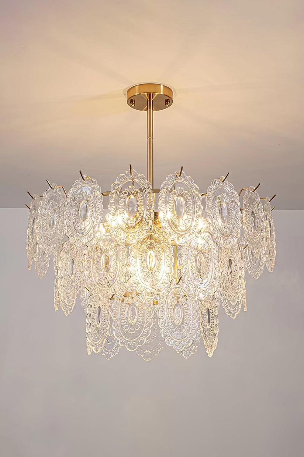 Wave Glass Chandelier - morylighting
