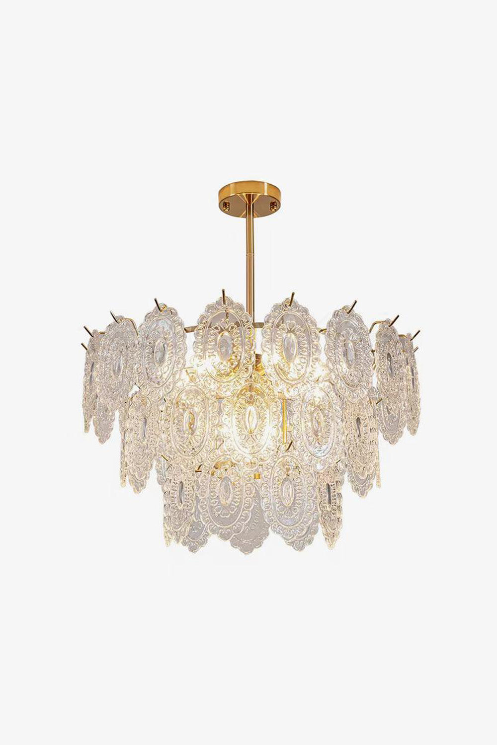 Wave Glass Chandelier - morylighting