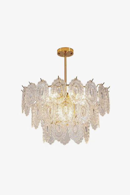 Wave Glass Chandelier - morylighting