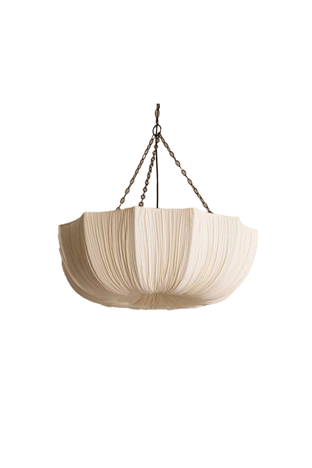 Wave Pleated Fabric Chandelier | morylighting