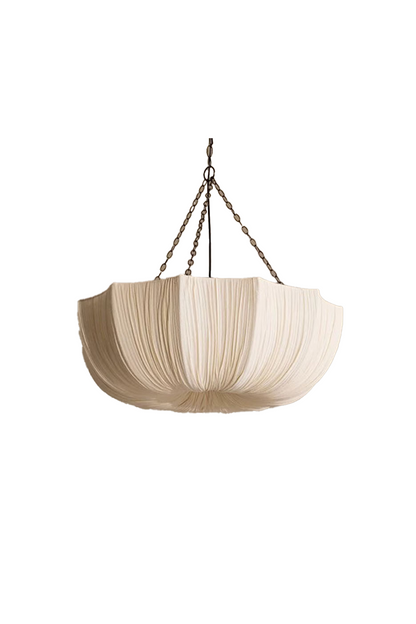 Wave Pleated Fabric Chandelier | morylighting