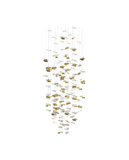 Galaxy Whispering Kerchiefs Meteor Shower Crystal Spiral Chandelier