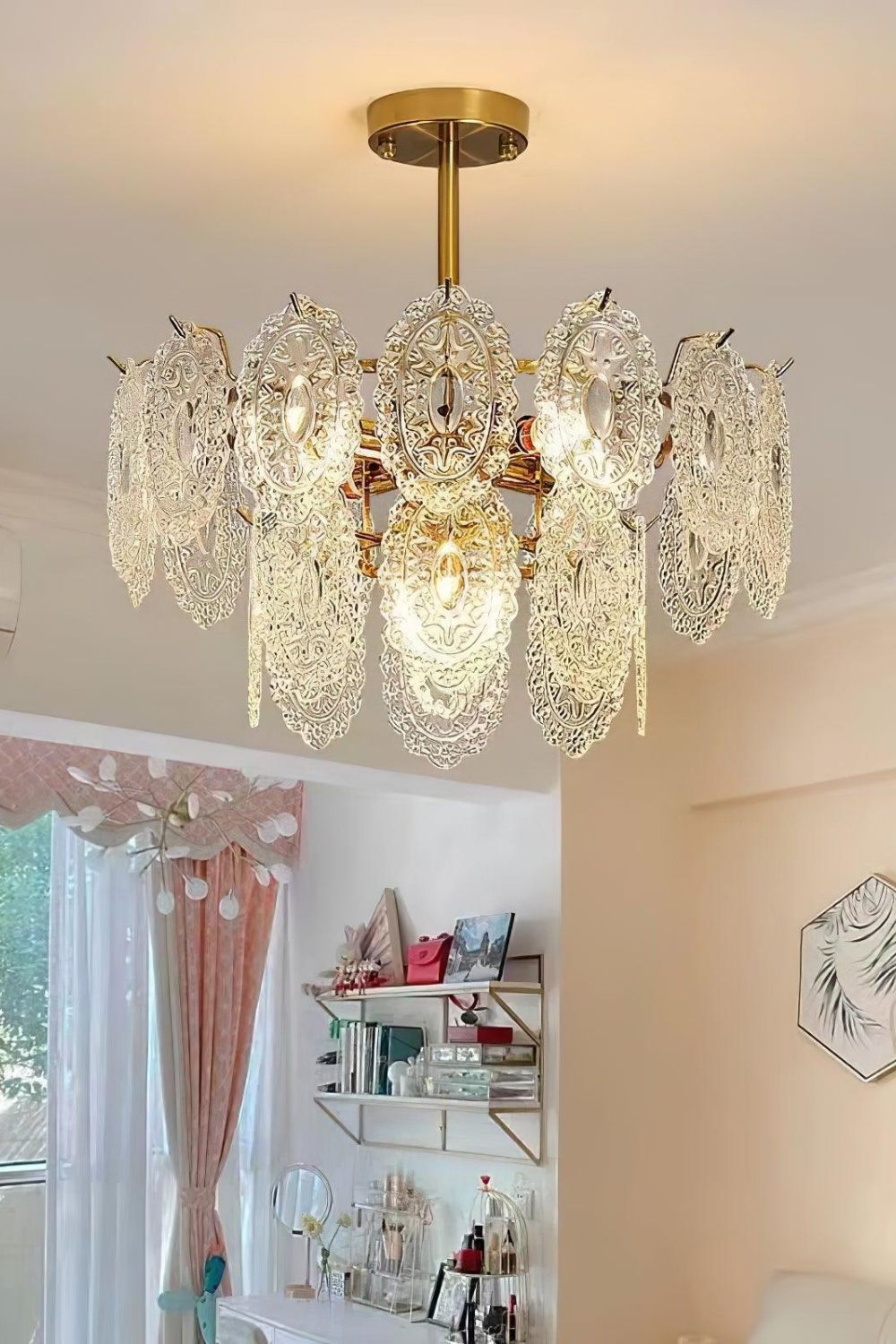 Wave Glass Chandelier - morylighting