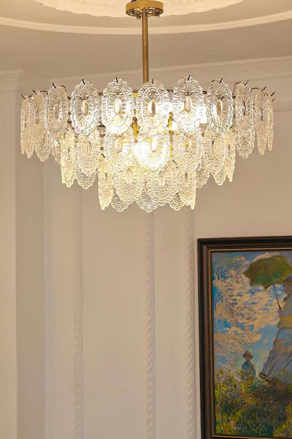 Wave Glass Chandelier - morylighting