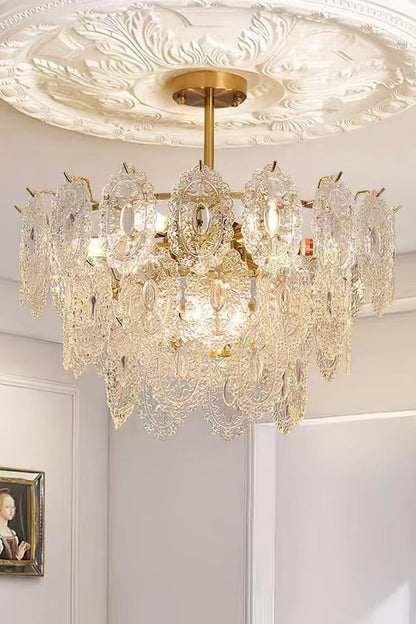 Wave Glass Chandelier - morylighting