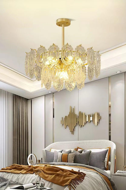 Wave Glass Chandelier - morylighting