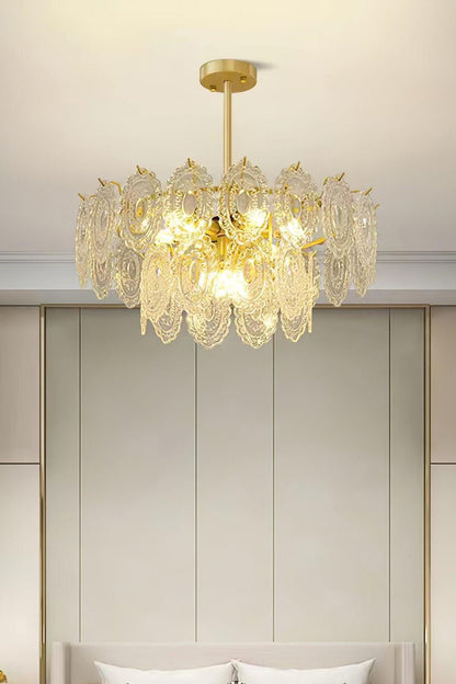 Wave Glass Chandelier - morylighting