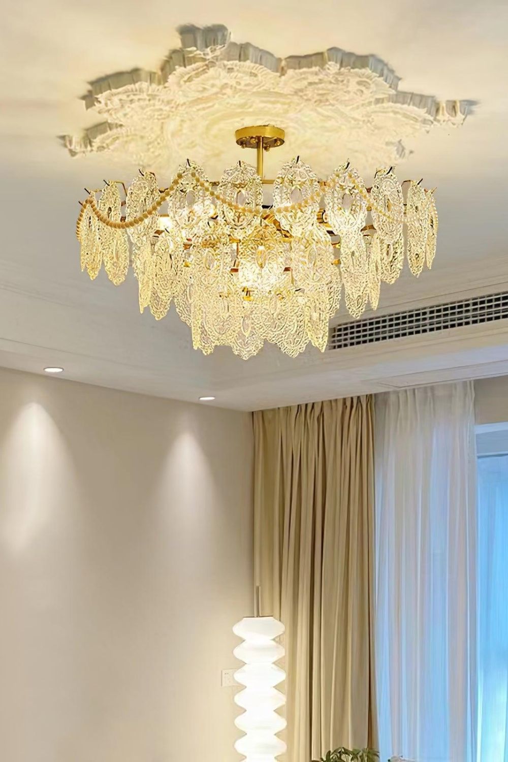 Wave Glass Chandelier - morylighting
