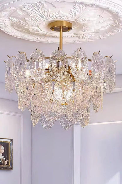 Wave Glass Chandelier - morylighting