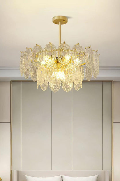 Wave Glass Chandelier - morylighting