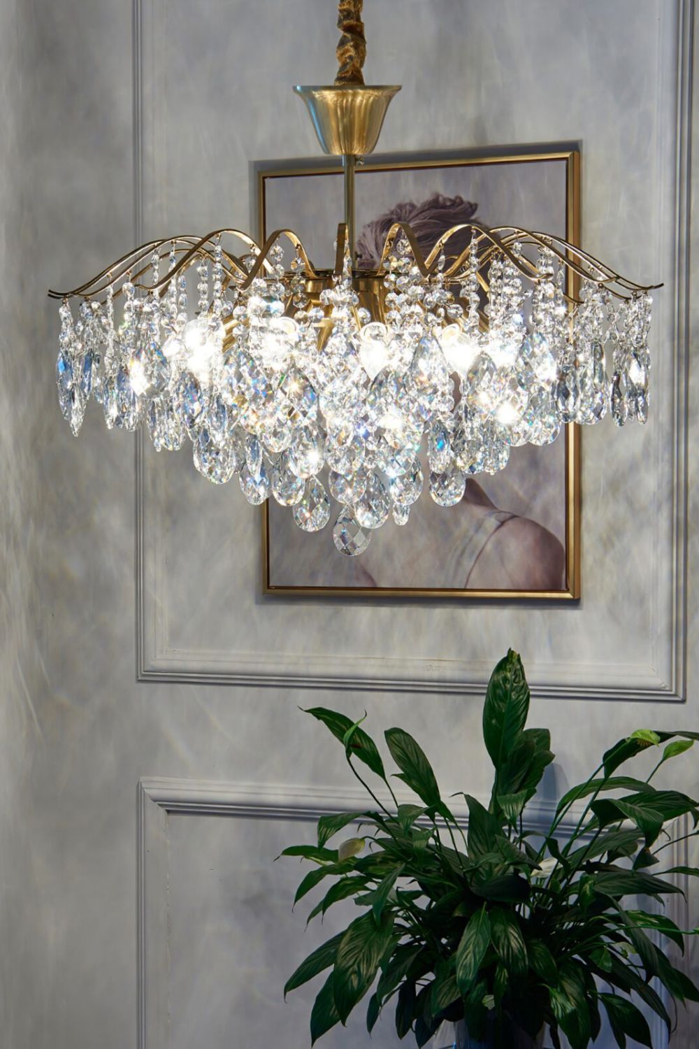 Windchime Crystal Chandelier - morylighting