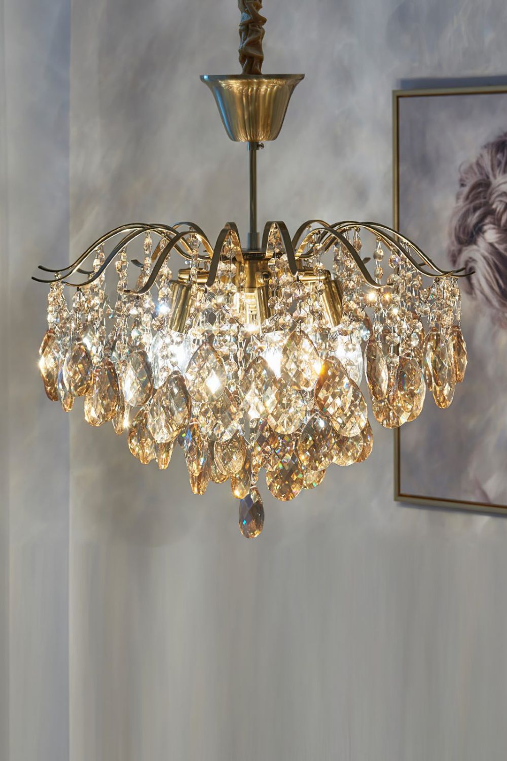 Windchime Crystal Chandelier - morylighting