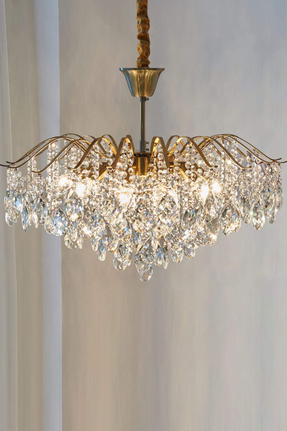 Windchime Crystal Chandelier - morylighting