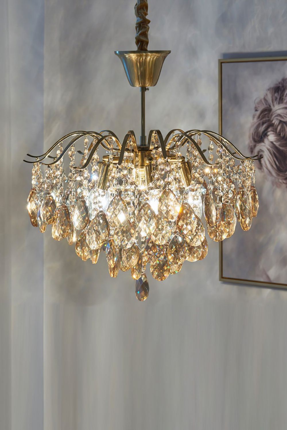 Windchime Crystal Chandelier - morylighting