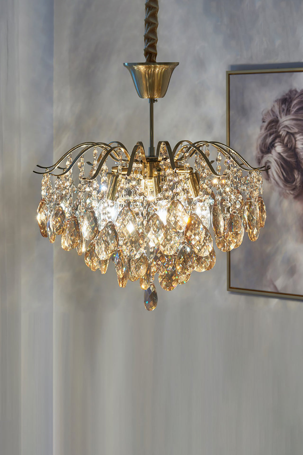 Windchime Crystal Chandelier - morylighting