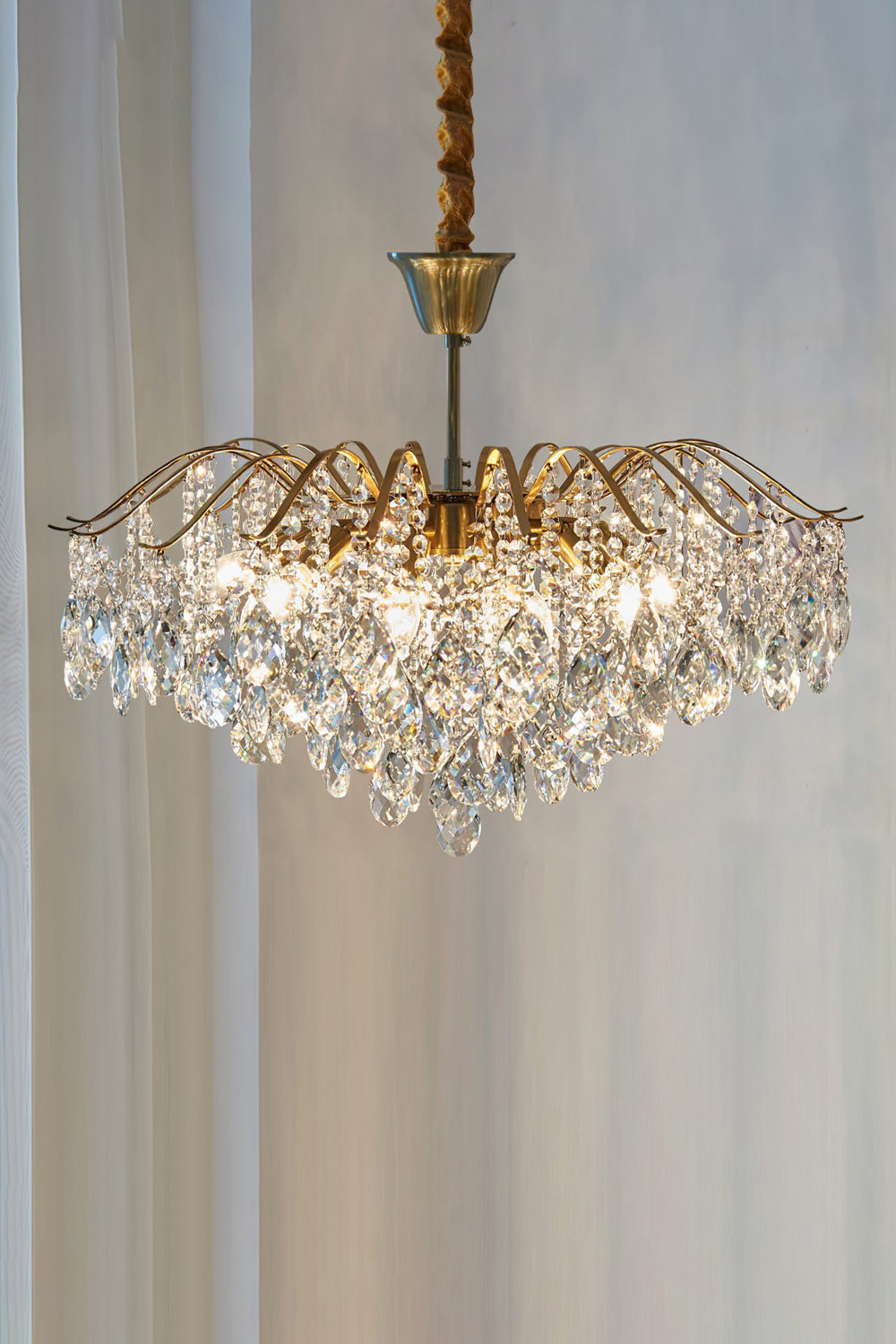Windchime Crystal Chandelier - morylighting