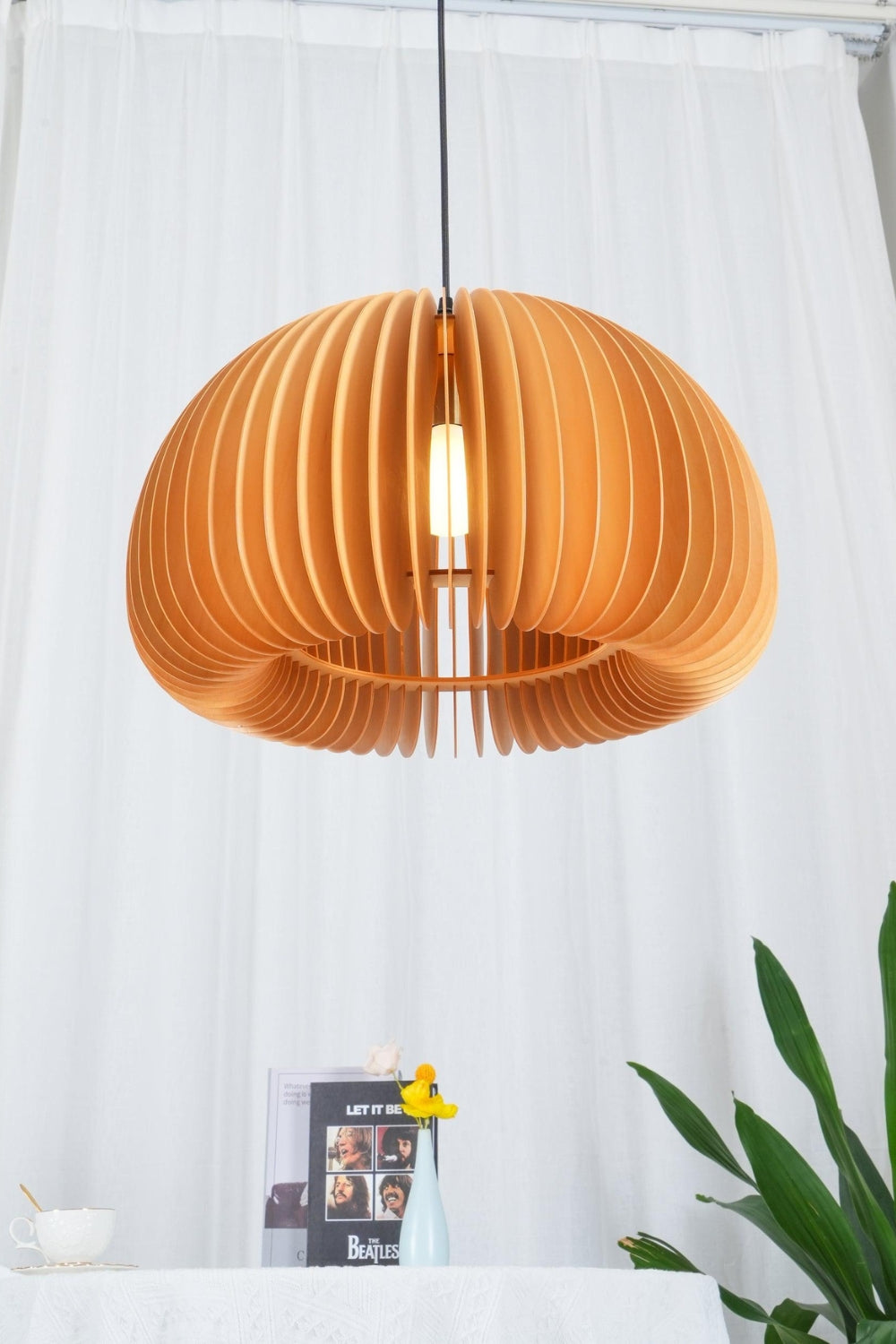 Wooden Pumpkin Swag Lights - morylighting