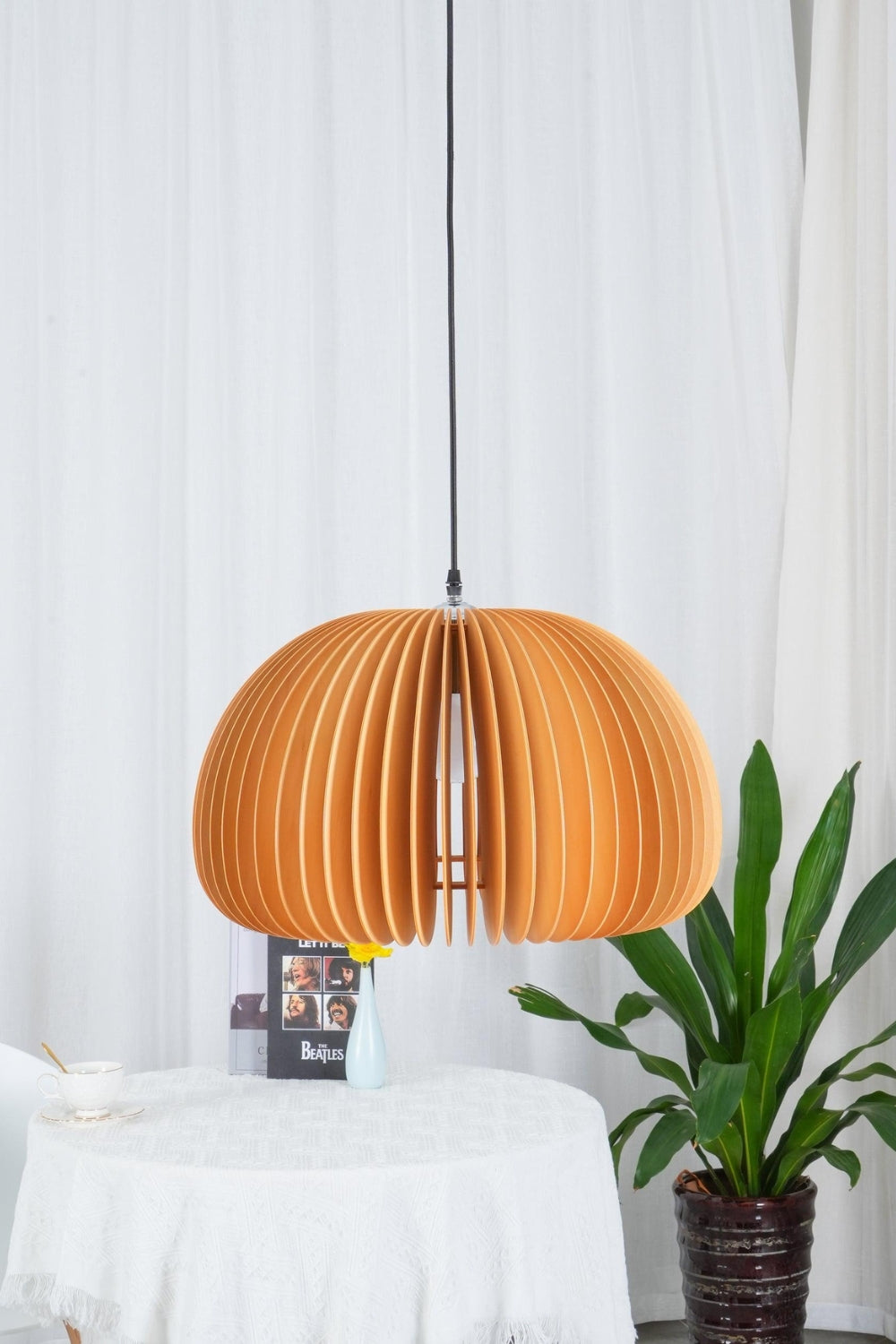 Wooden Pumpkin Swag Lights - morylighting