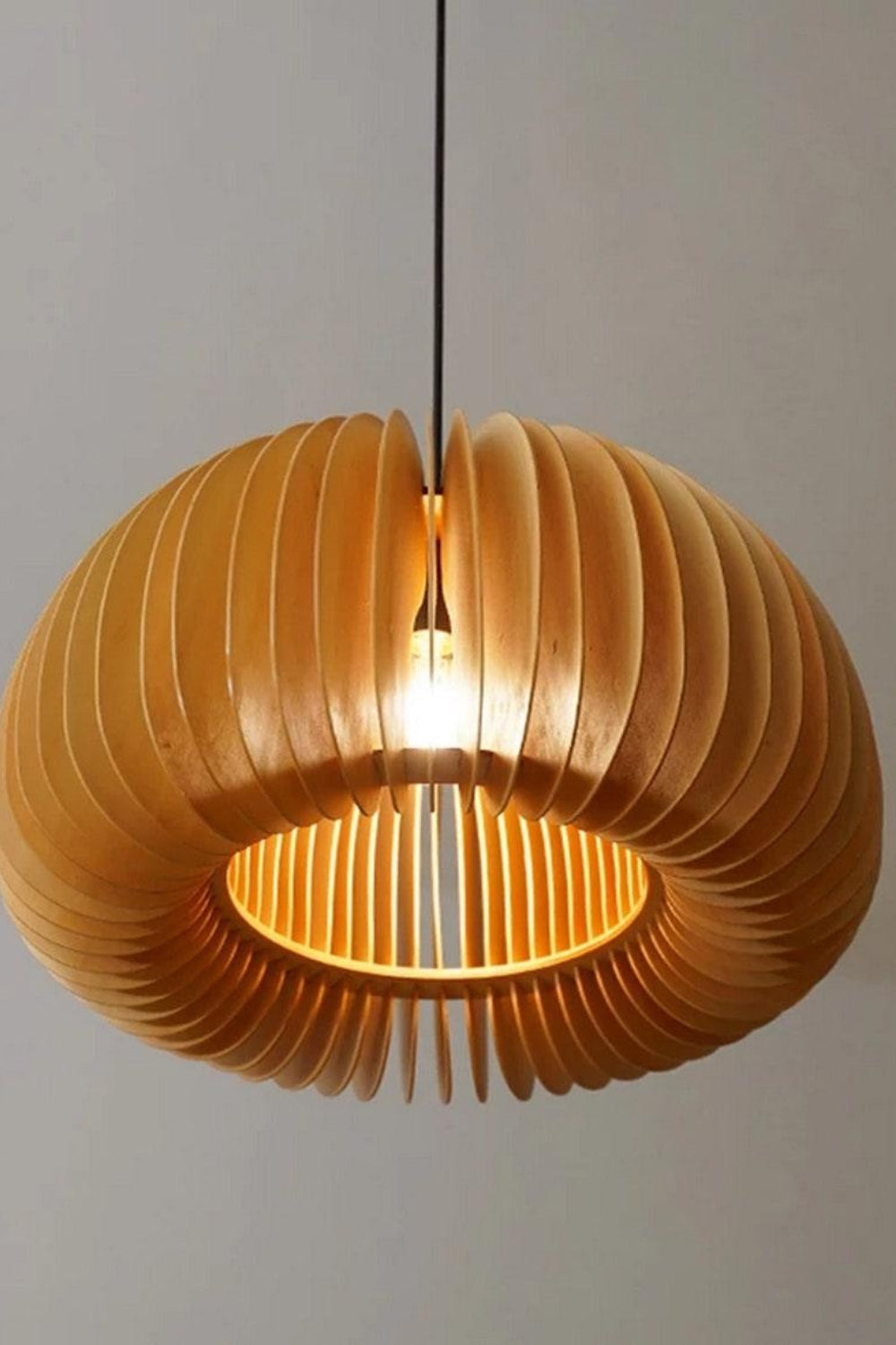 Wooden Pumpkin Swag Lights - morylighting