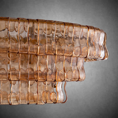Glacien Oval Chandelier 54"W/65"W