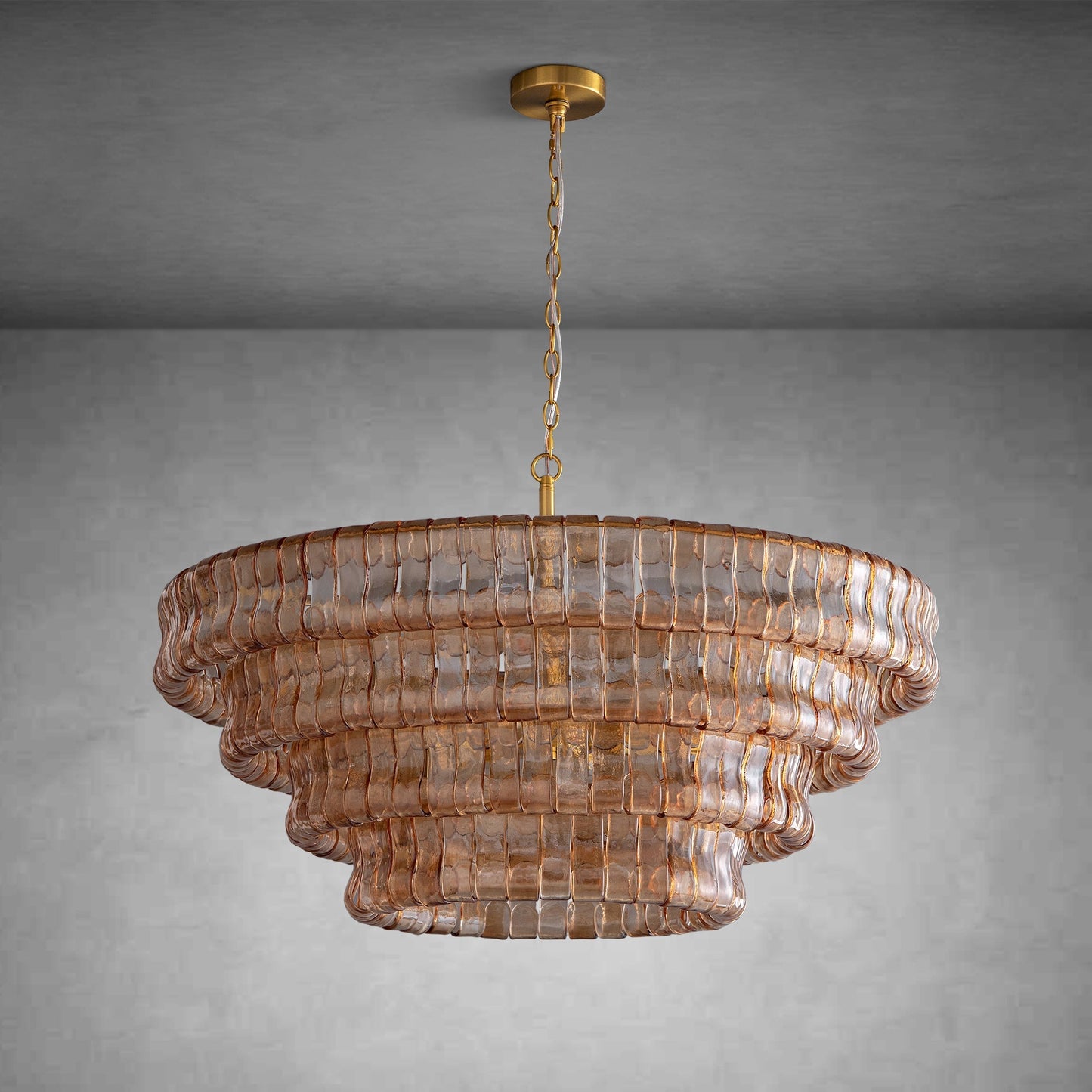 Ghiaccio Round Chandelier 24"36"48"60"