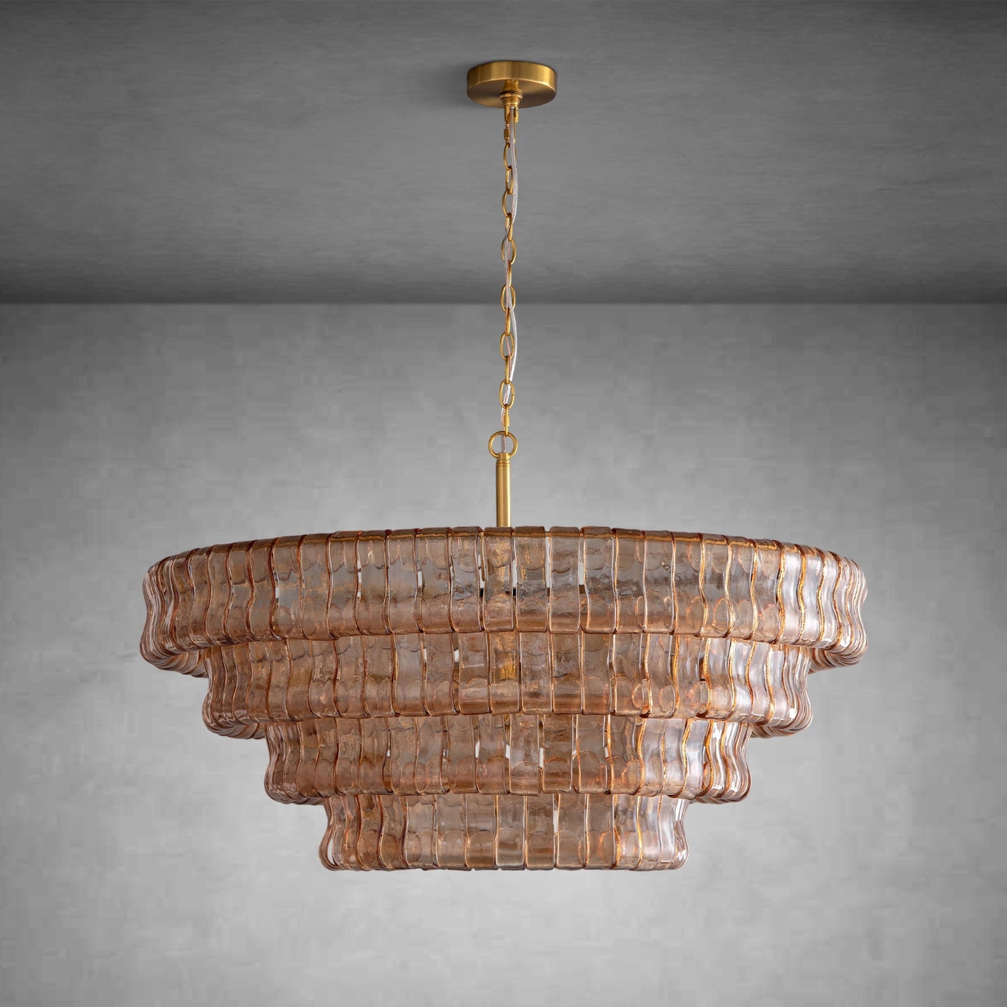 Ghiaccio Round Chandelier 24"36"48"60"