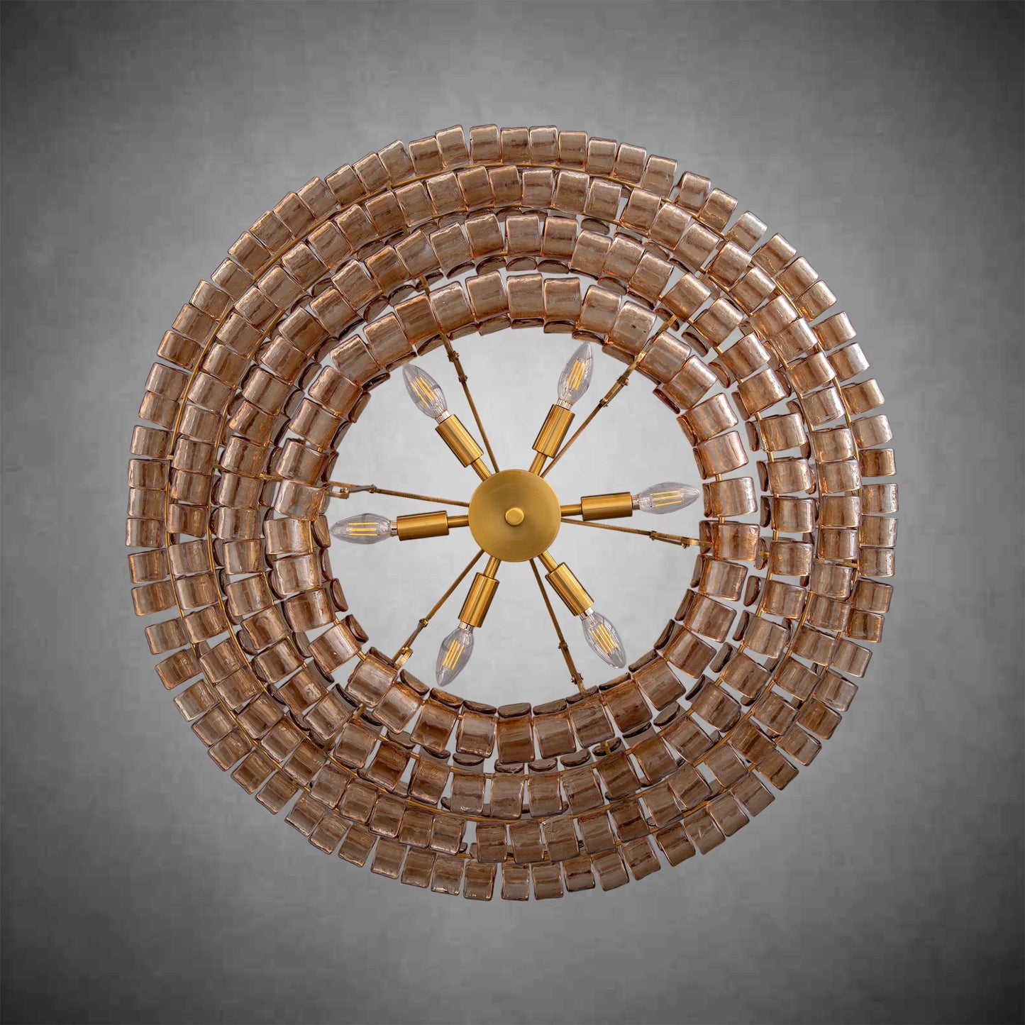 Ghiaccio Round Chandelier 24"36"48"60"