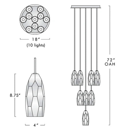 Chapt Circular Chandelier