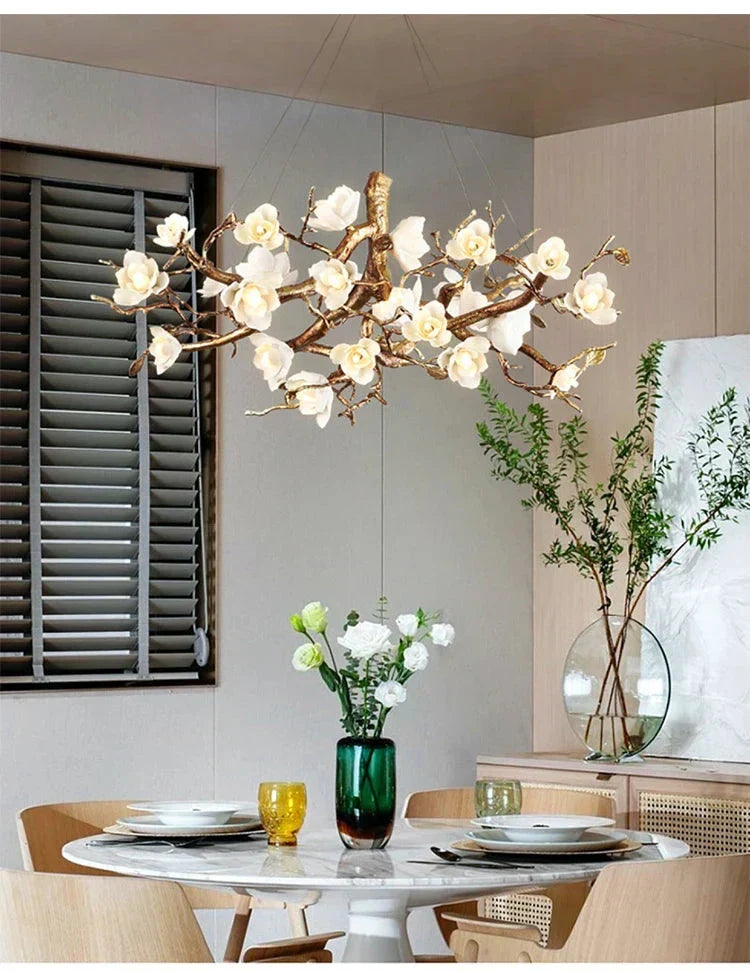 Zendas Branch Crystal Flower Chandelier