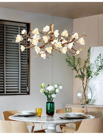 Zendas Branch Crystal Flower Chandelier
