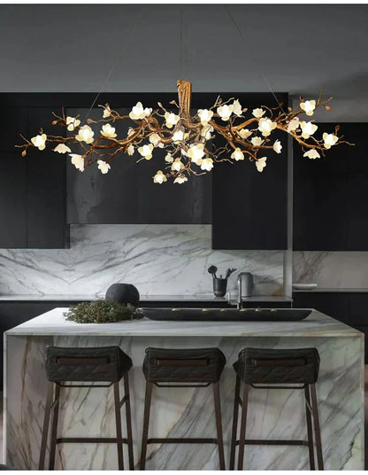 Zendas Branch Crystal Flower Chandelier