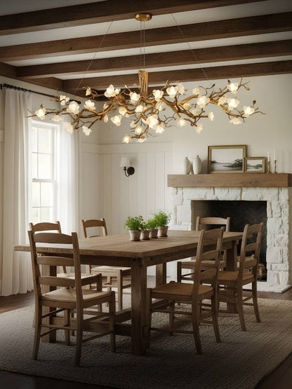 Zendas Branch Crystal Flower Chandelier