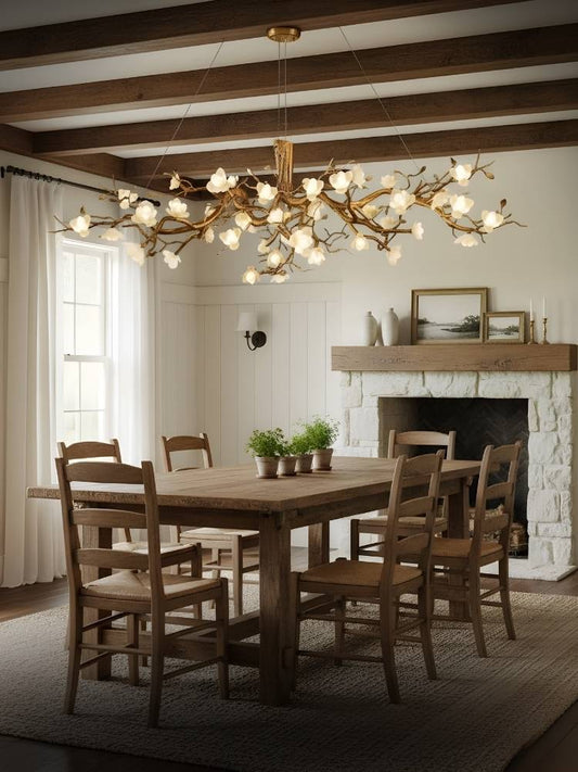 Zendas Branch Crystal Flower Chandelier
