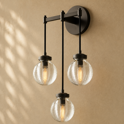Pearly Triple Sconce