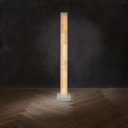 Alabaster Column Floor Lamps