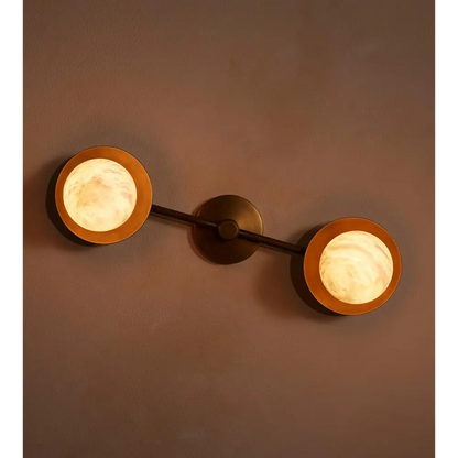 Alabaster Double Wall Sconce